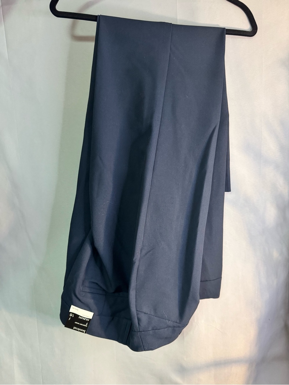 Alfani Navy Boot-Cut Dress Pants
